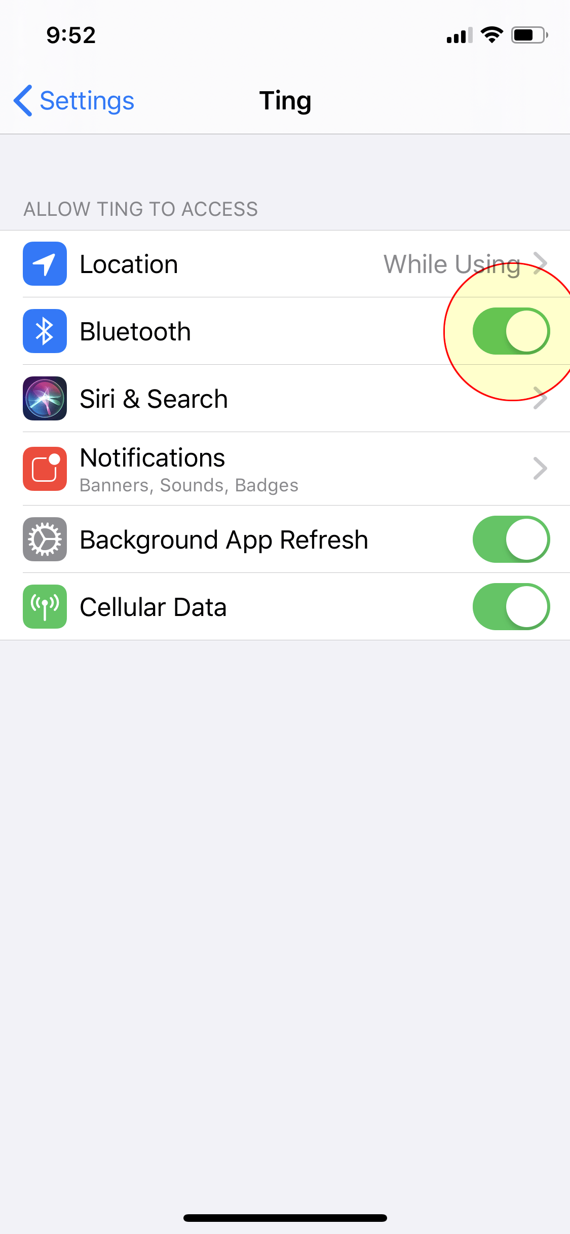 Bluetooth Sharing On